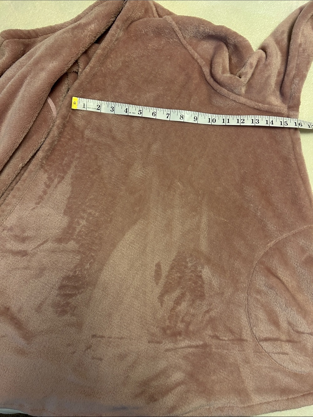 UGG Women's Plush Open-Front Teddy Jacket in Dust Pink - Picture 10 of 12